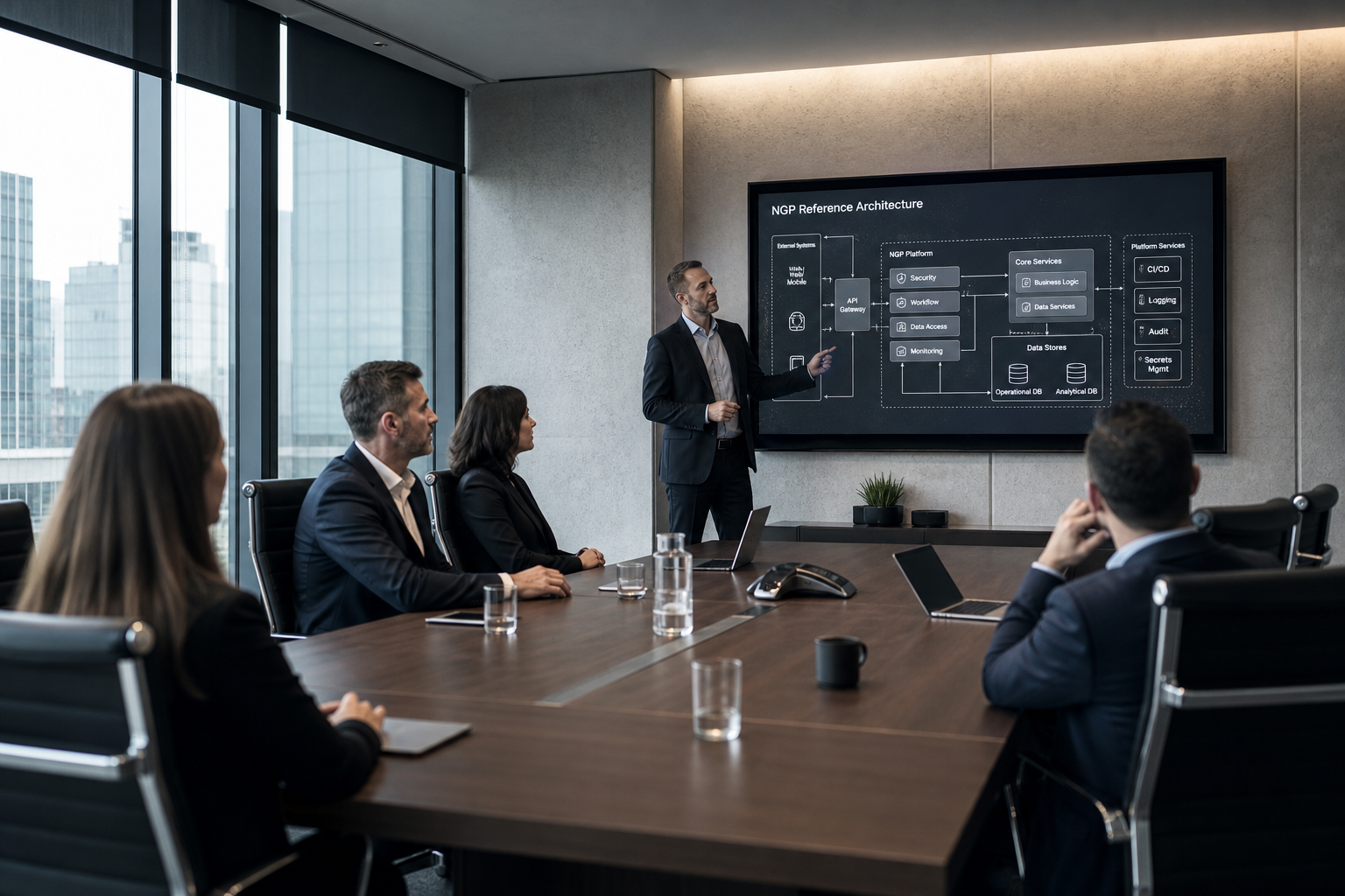 Financial platform architecture consultation